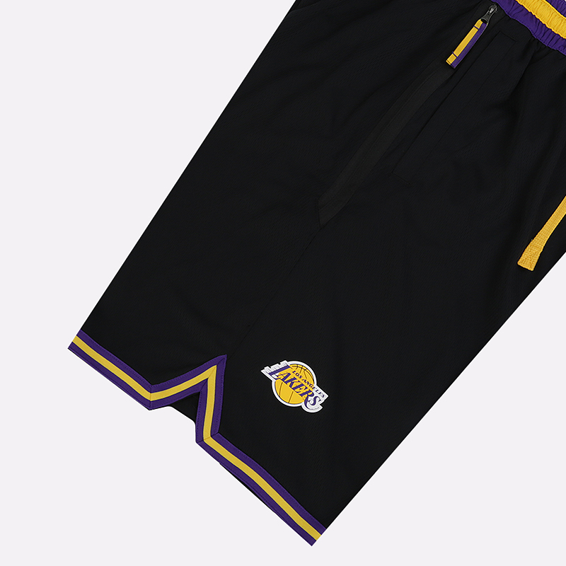 мужские черные шорты Nike NBA Los Angeles Lakers Short AV0148-010 - цена, описание, фото 3
